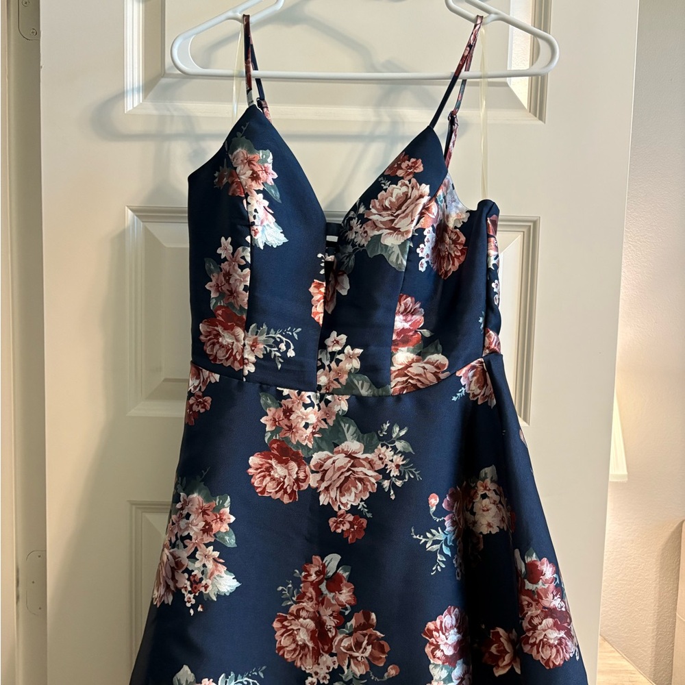 JCPenney Floral Spaghetti Strap Dress
